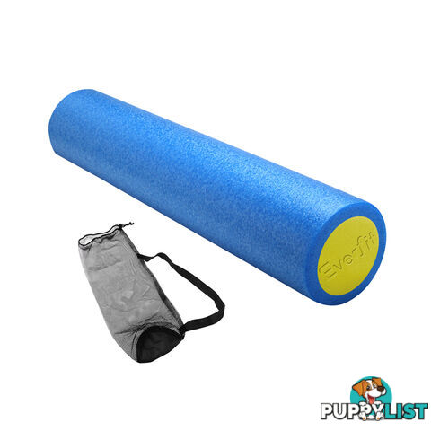 Yoga Gym Pilates EPE Stick Foam Roller Sky Blue 45 x 15cm