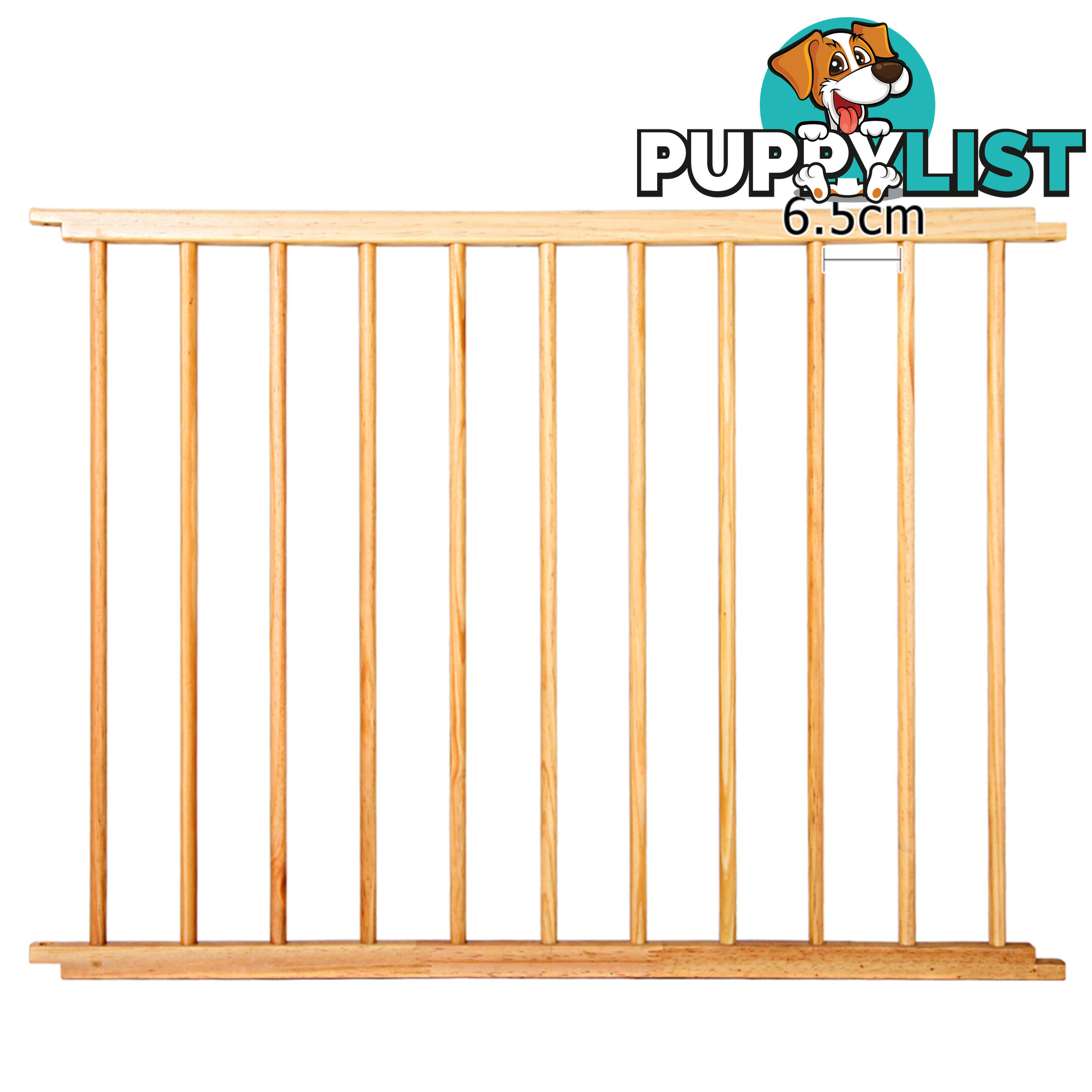 Baby Natural Wooden Playpen 6 Sides