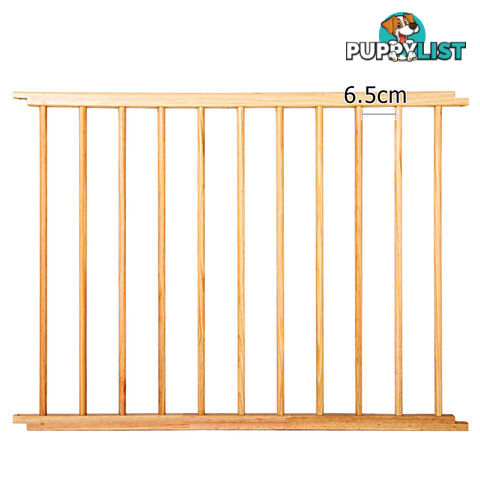 Baby Natural Wooden Playpen 6 Sides