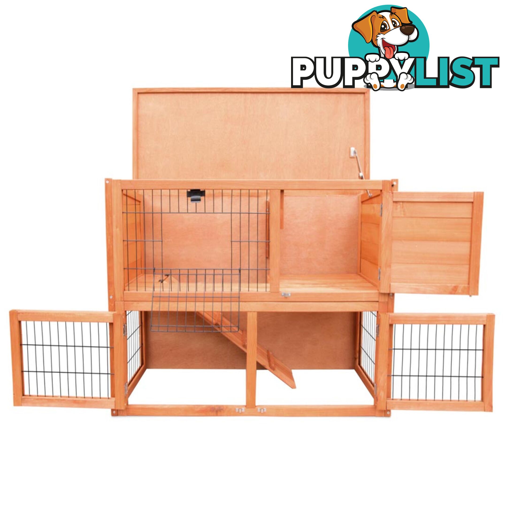 Double Storey Chicken Rabbit Hutch