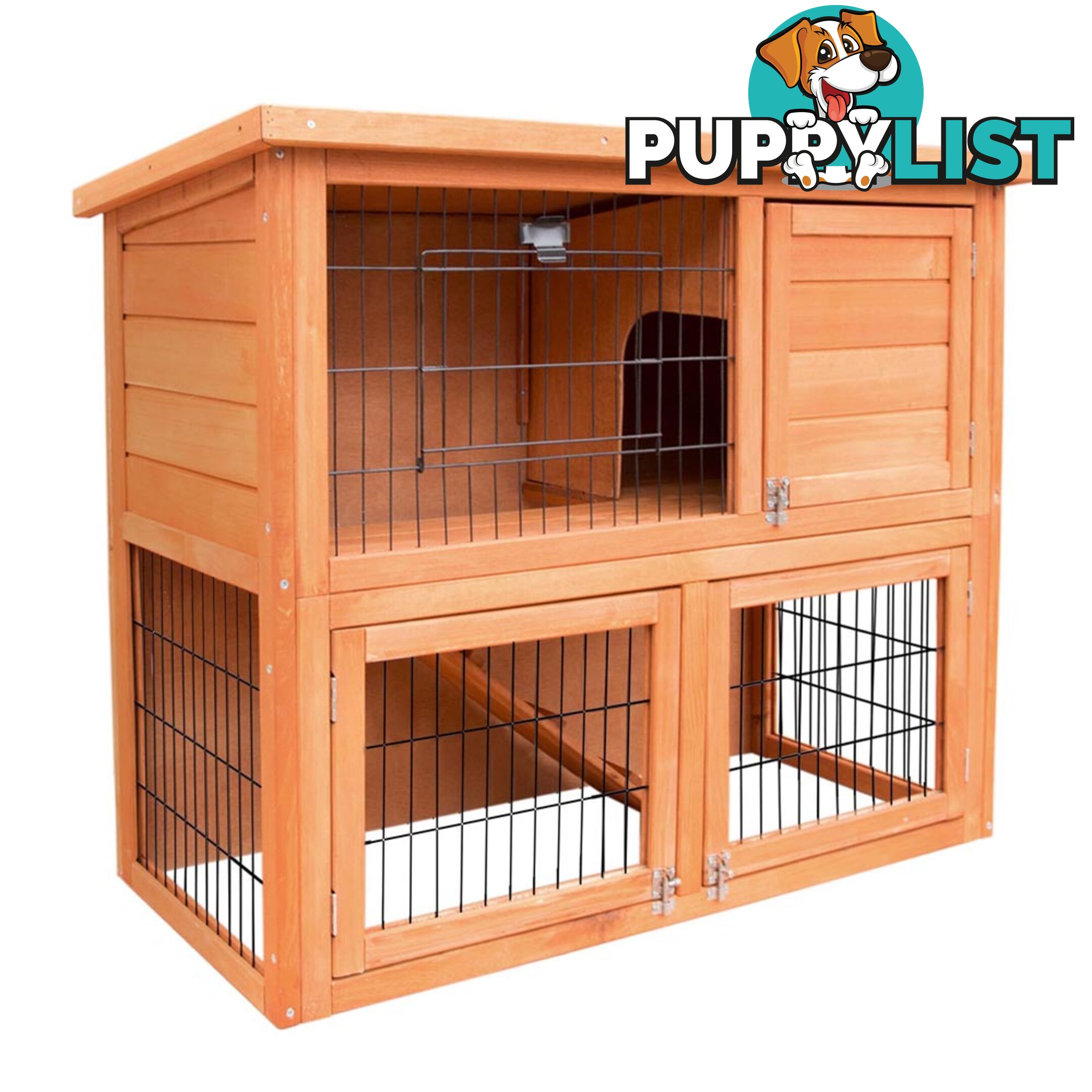 Double Storey Chicken Rabbit Hutch