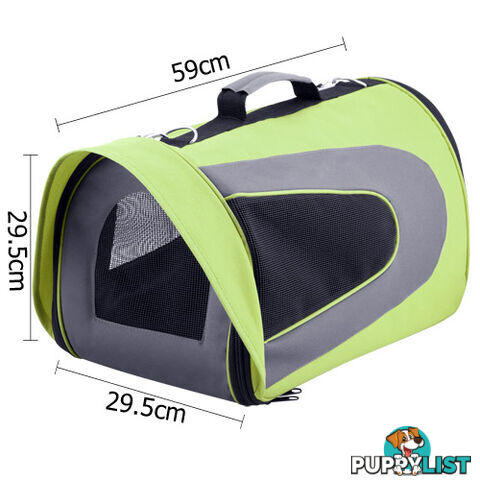 Pet Dog Cat Carrier Travel Bag XLarge Lime Green