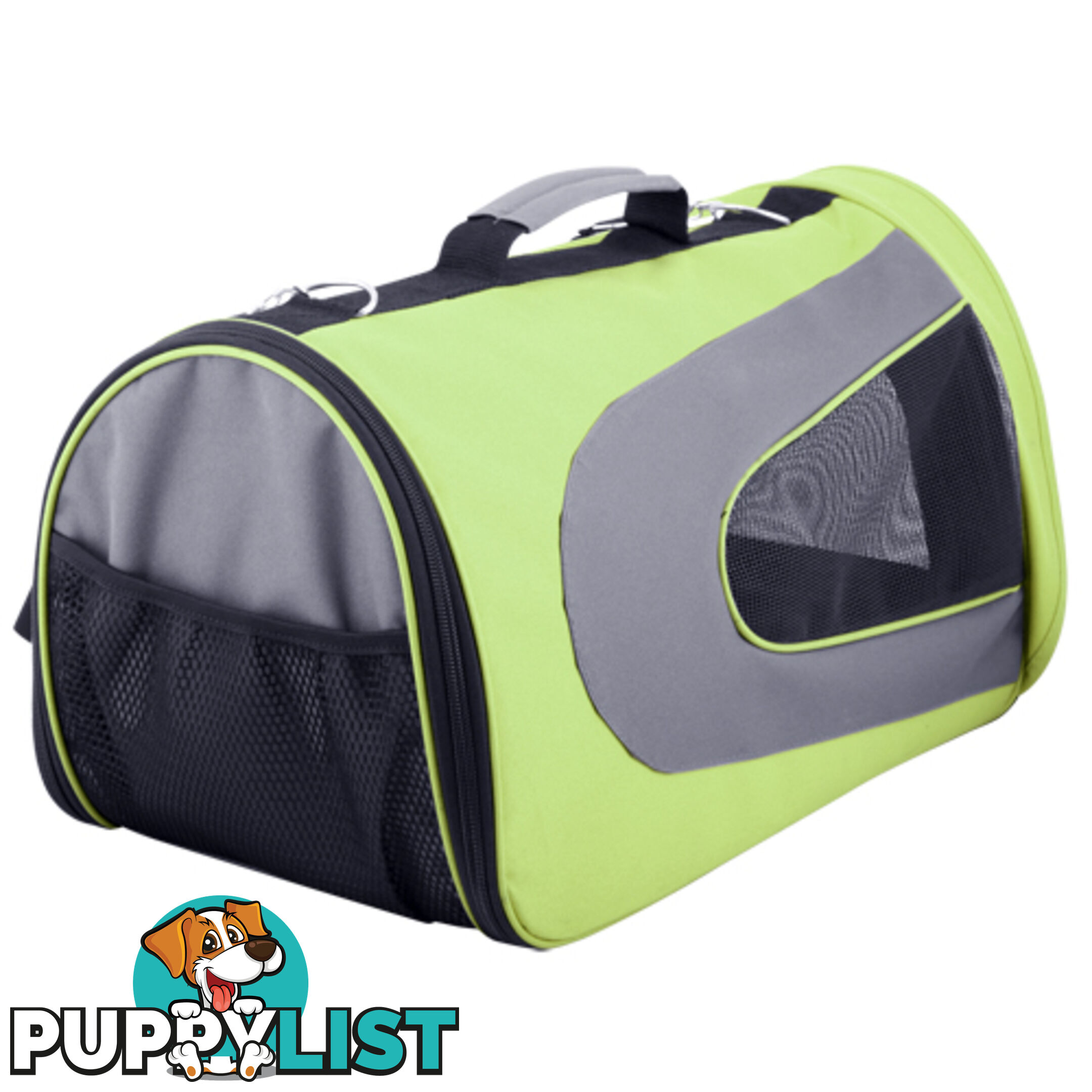 Pet Dog Cat Carrier Travel Bag XLarge Lime Green