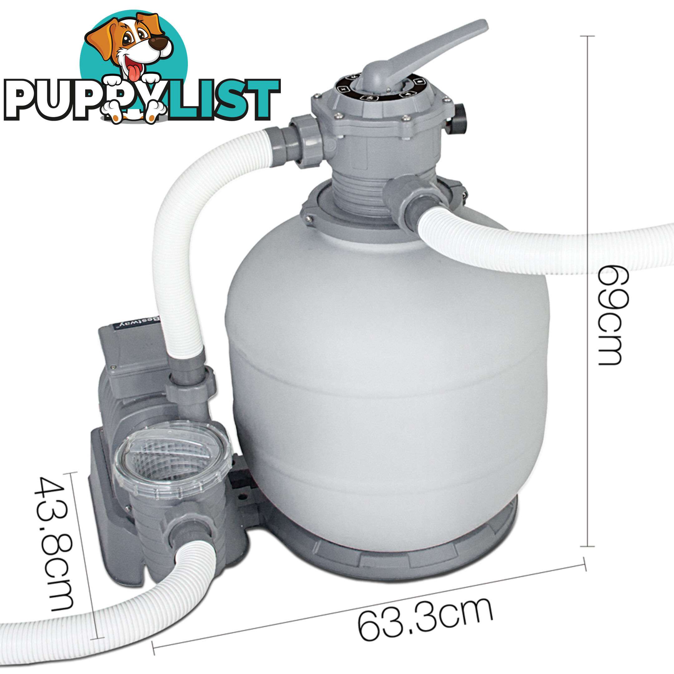 Above Ground Swimming Pool FlowClear Sand Filter Water Pump 7,571L/H