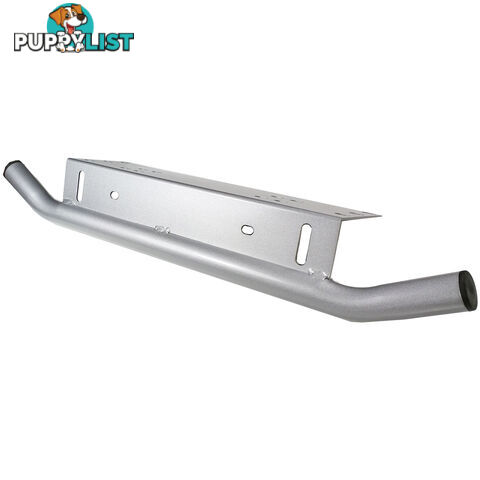 Number Plate Bullbar Frame Mounting Bracket Silver Light Bar Antenne UHF Holder