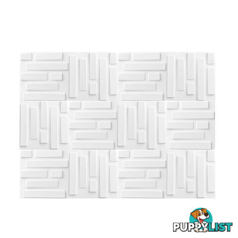 12 Pcs 3D Brick Design Wall Panel