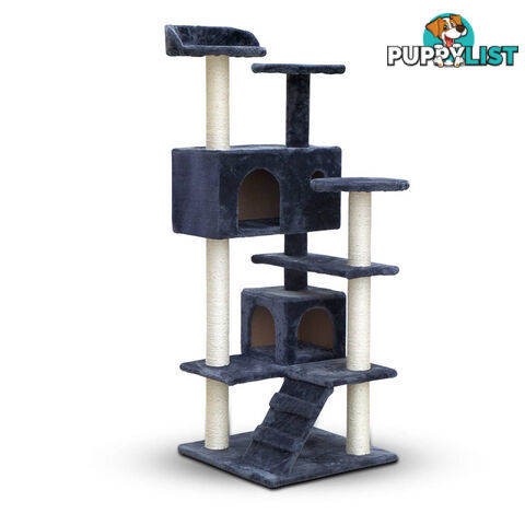 Cat Scratching Post  Tree House Condo 134cm Grey