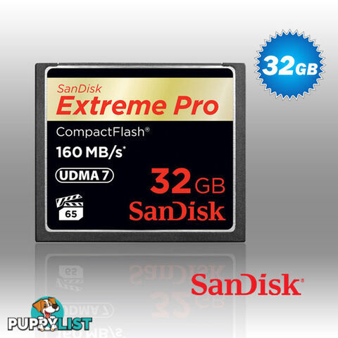 SanDisk Extreme Pro CFXP 32GB CompactFlash 160MB/s (SDCFXPS-032G)