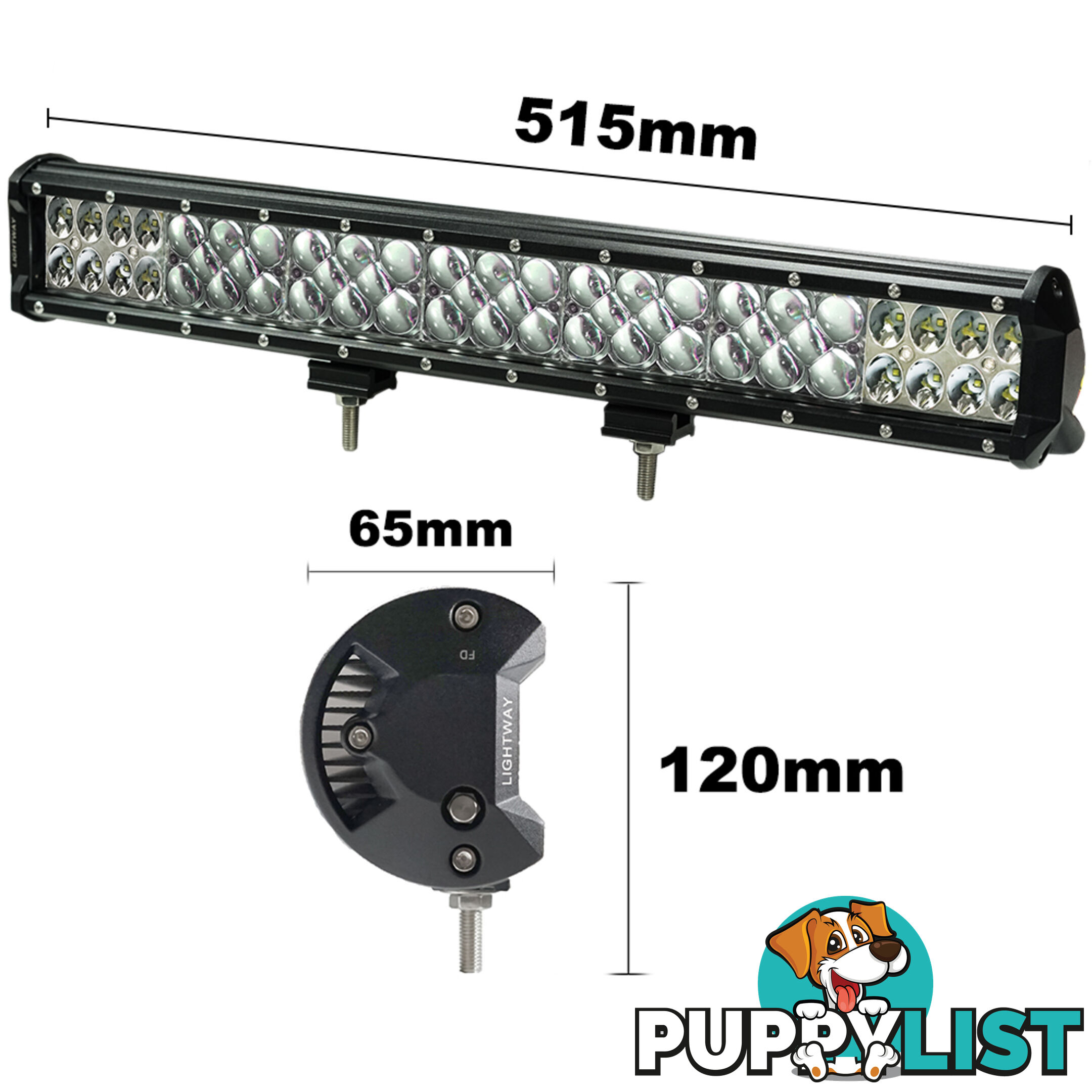 20inch 392W LED Light Bar Flood Spot Combo Work Driving Lamp SUV ATV 4WD Unique