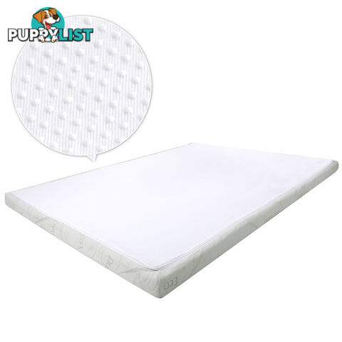 7cm Memory Foam Mattress Topper Eco-Friendly Bamboo Fabric Cover Queen