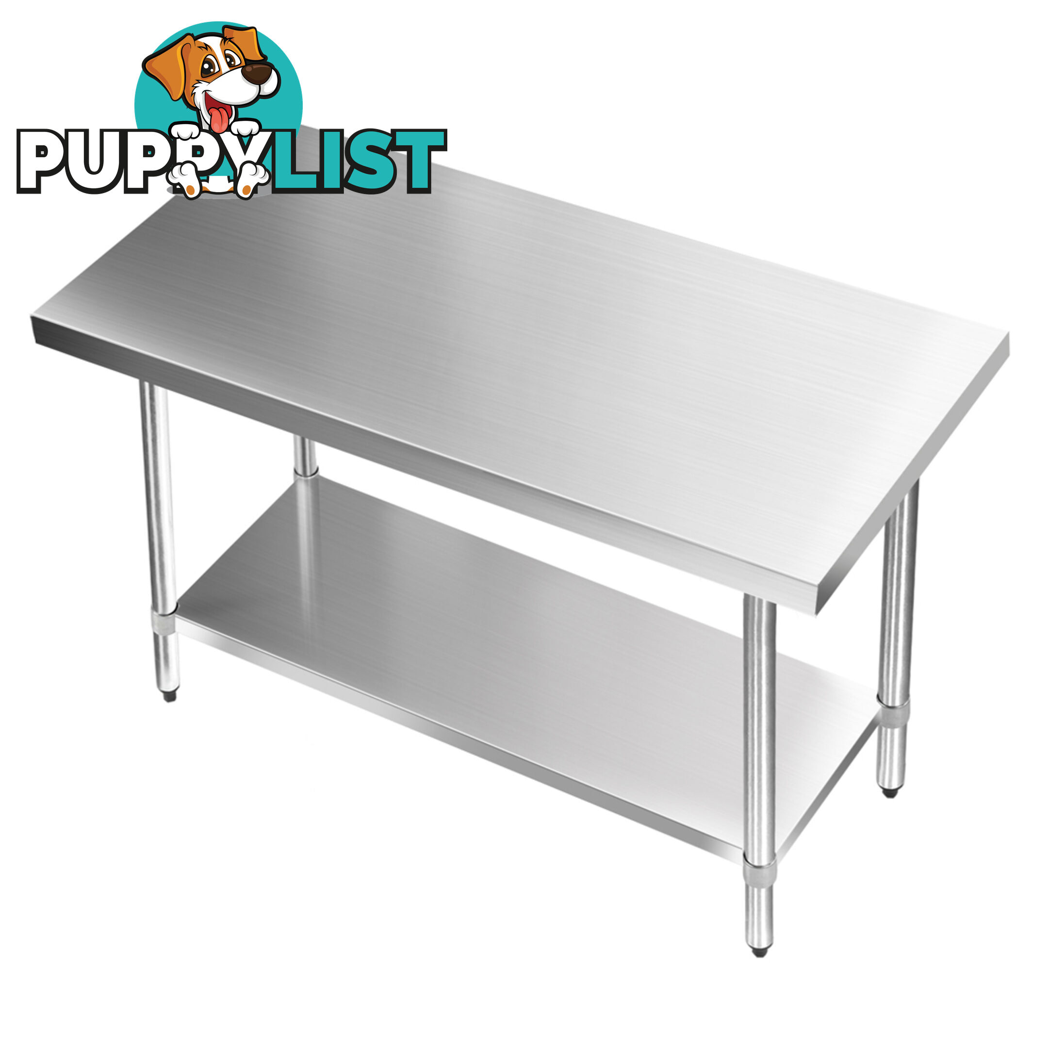 Commercial 304 Stainless Steel Kitchen Work Bench Table 1219mm