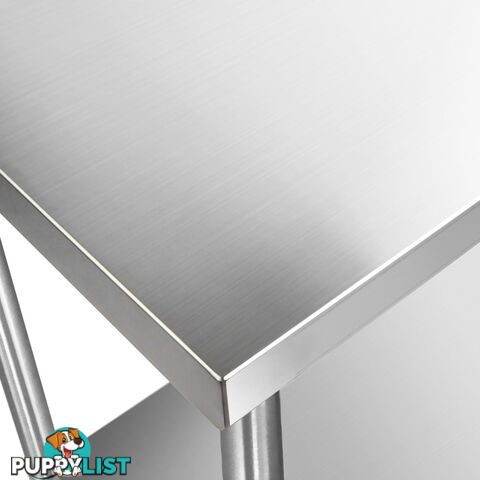 Commercial 304 Stainless Steel Kitchen Work Bench Table 1219mm