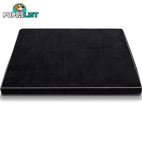 Pet Memory Foam Mattress Dog Bed Small Cat Sleep Pad Mat Anti Skid Black