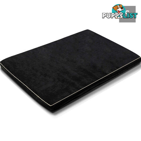 Pet Memory Foam Mattress Dog Bed Small Cat Sleep Pad Mat Anti Skid Black