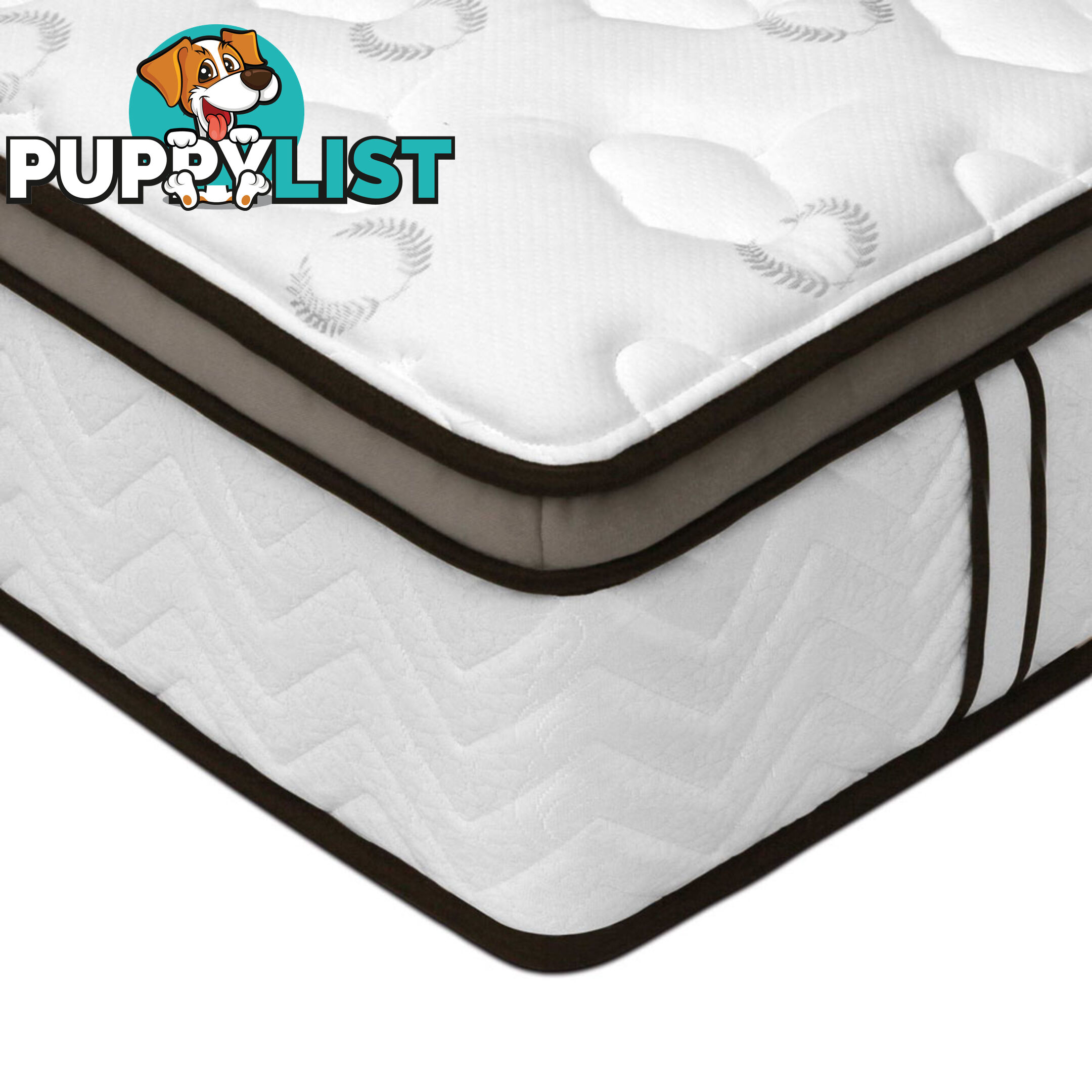 Natural Latex Euro Top Mattress Pocket Spring Back Support Foam Bed King Size