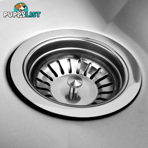 Handmade Stainless Steel Kitchen Laundry Sink Strainer Waste 960x450mm