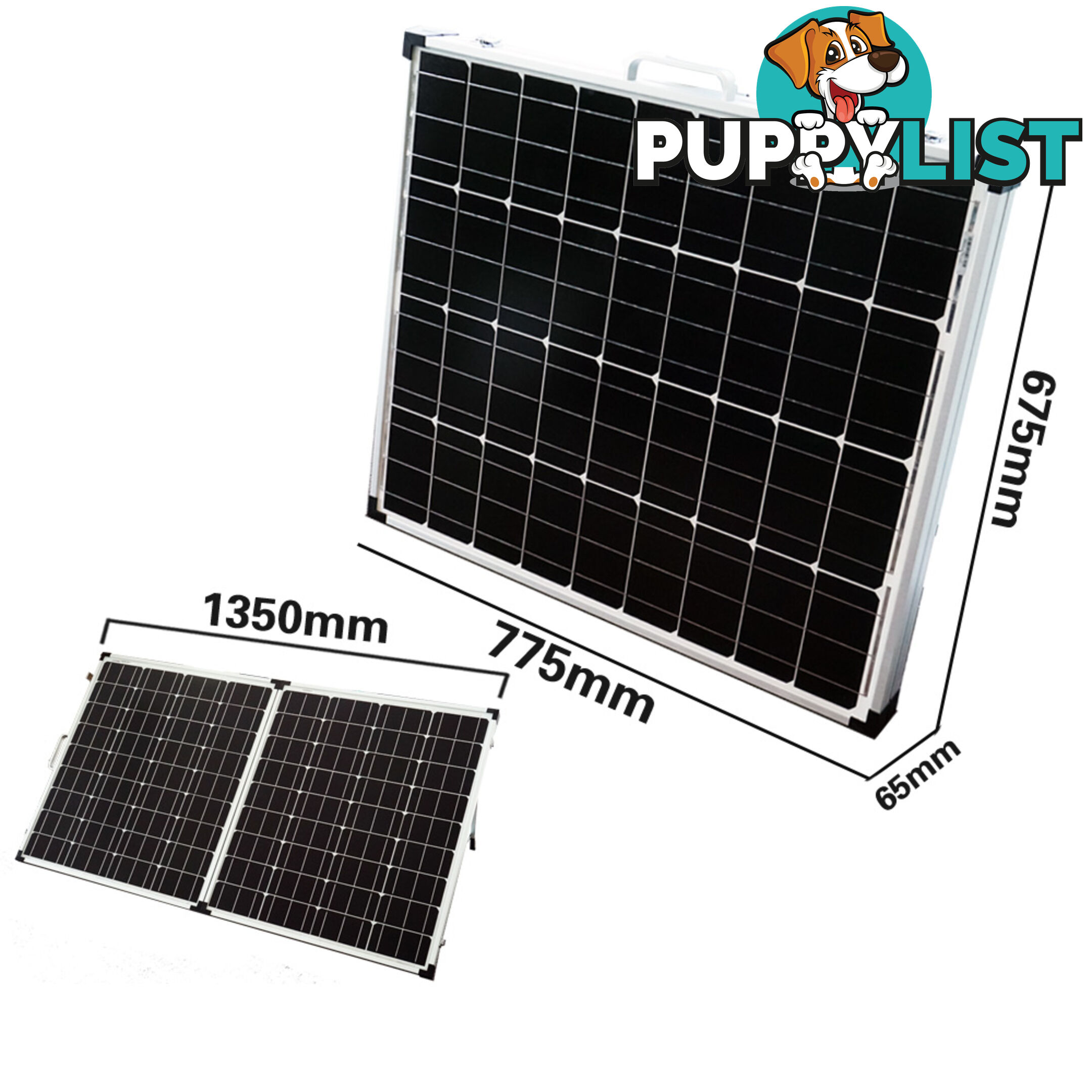 New 12V 160W Solar Folding Panel Kit Caravan Boat Camping Power Mono Charging