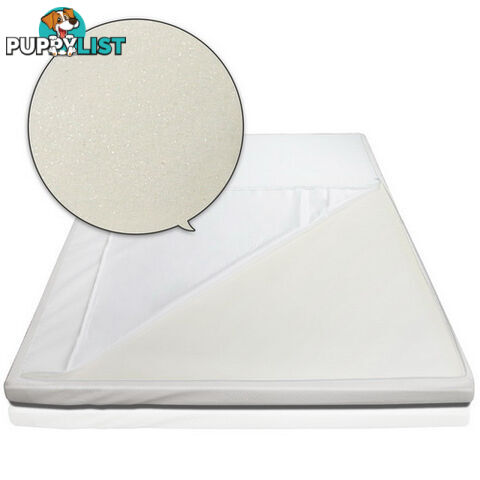 8cm Visco Elastic Memory Foam Mattress Topper Extra High Density Underlay Single