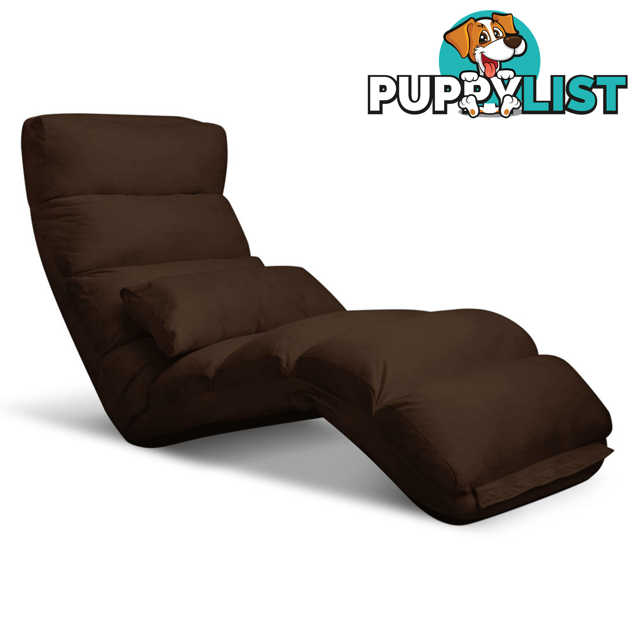 Lounge Sofa Chair - 75 Adjustable Angles _ Brown