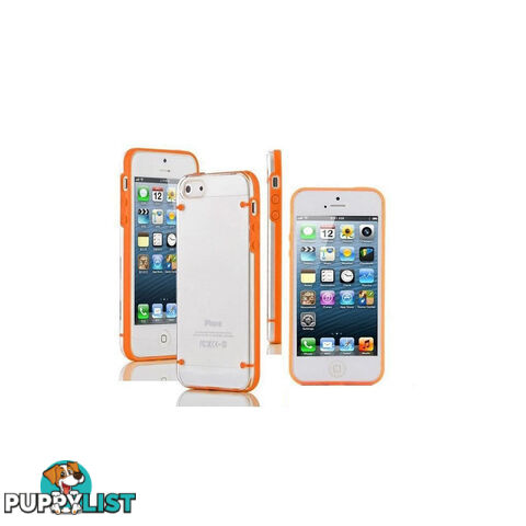 Clear Transparent Hard Case Cover Accessories Orange For iPhone 6 4.7 inch