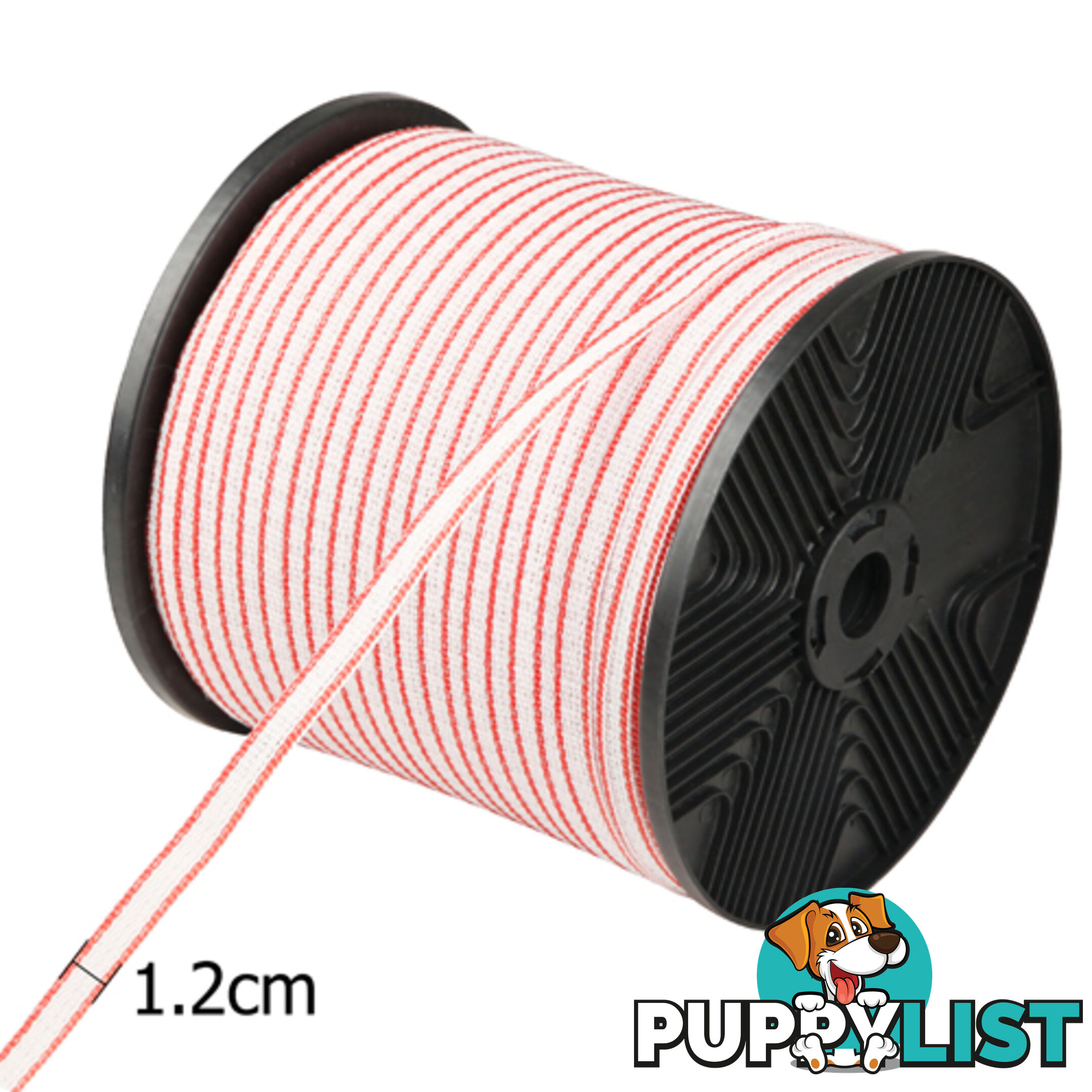 400m Poly Tape Electric Farm Fence Energiser Stainless Steel Polytape Insulator