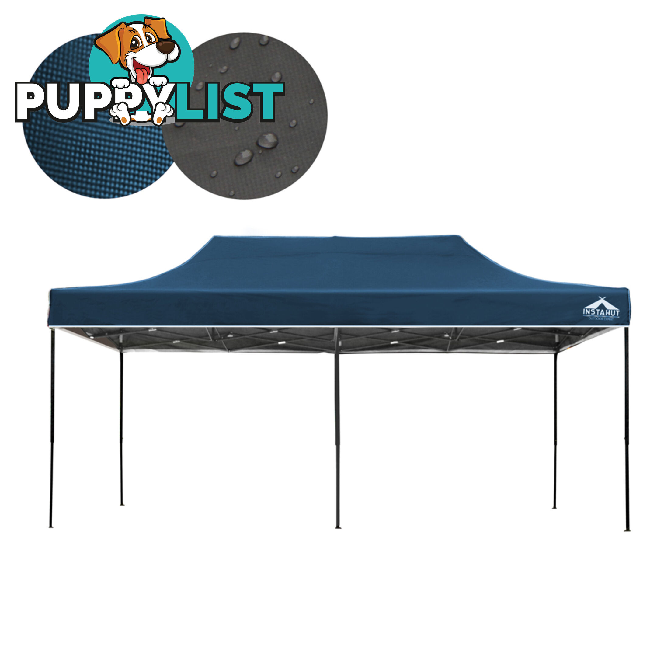 3X6 Pop Up Gazebo - Navy