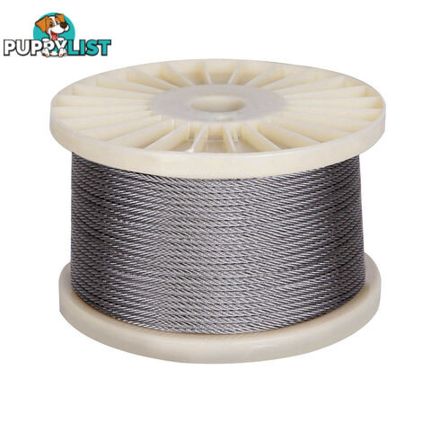 316 Marine Stainless Steel Wire Rope 7x7 Balustrade Decking Fence Cable 100m