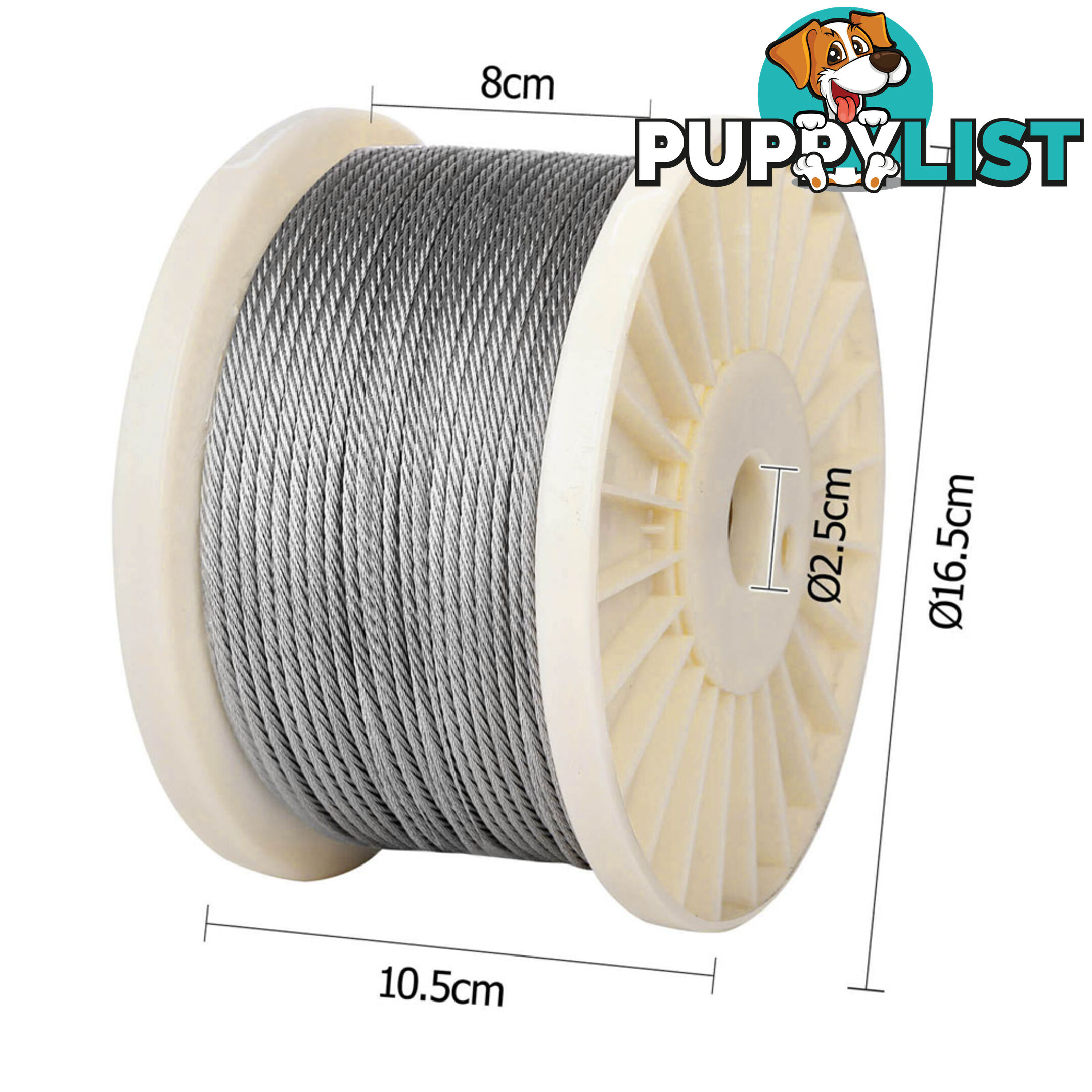 316 Marine Stainless Steel Wire Rope 7x7 Balustrade Decking Fence Cable 100m