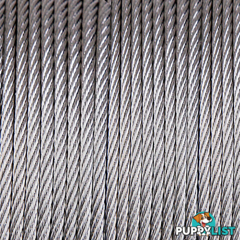 316 Marine Stainless Steel Wire Rope 7x7 Balustrade Decking Fence Cable 100m