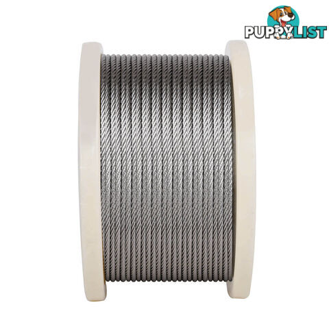 316 Marine Stainless Steel Wire Rope 7x7 Balustrade Decking Fence Cable 100m