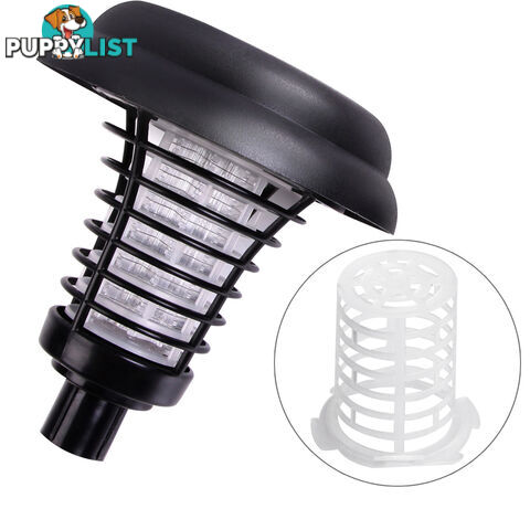 Set of 4 LED Solar Powered Bug Zapper Garden Light