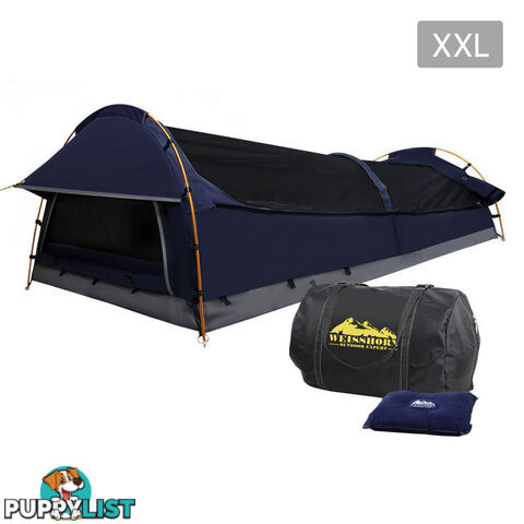 XXL Deluxe King Single Swag Camping Swag Navy