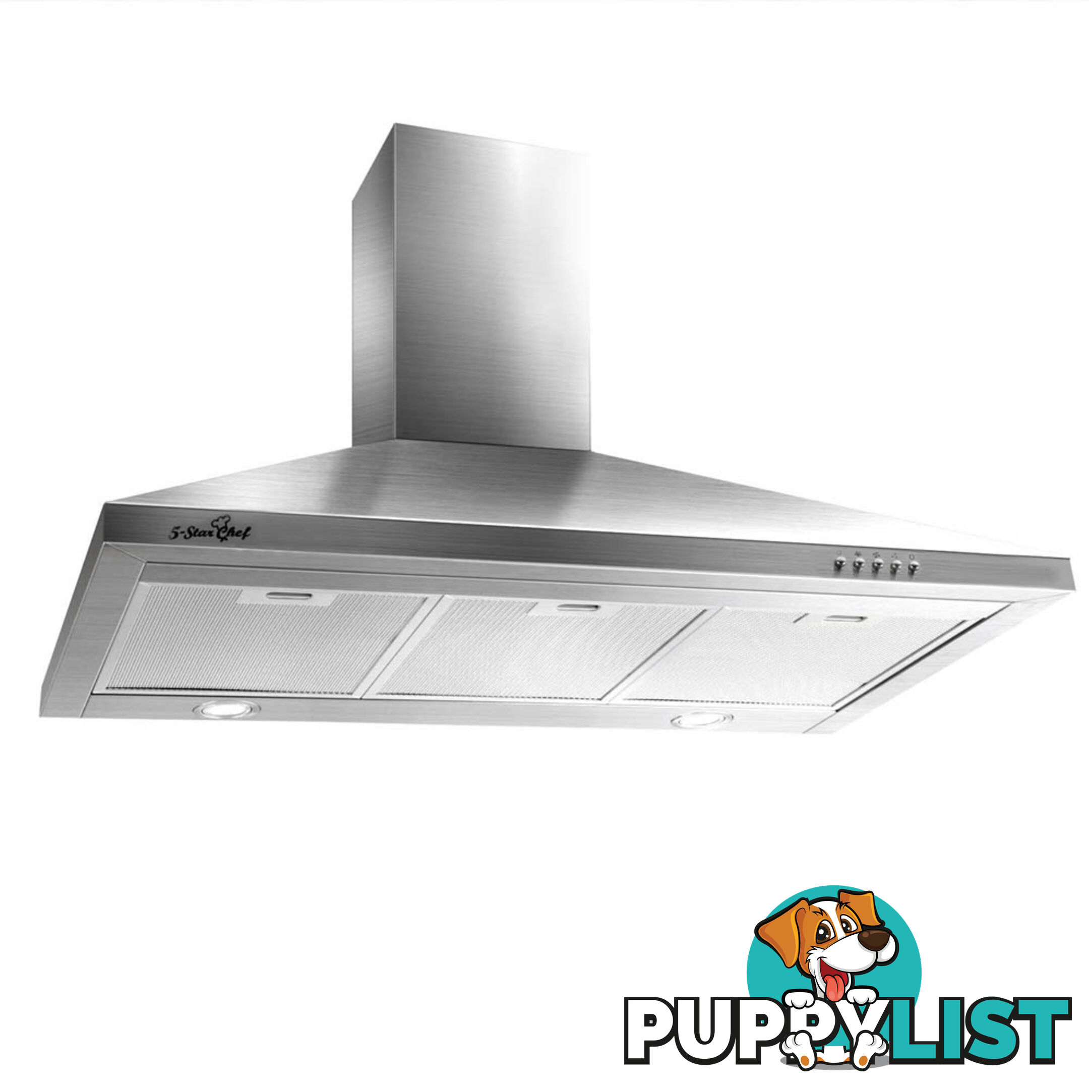 90CM Stainless Steel Rangehood Commercial Home kitchen Canopy Wall Mount