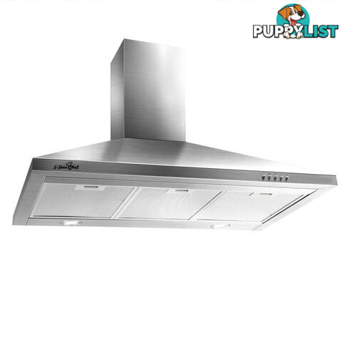 90CM Stainless Steel Rangehood Commercial Home kitchen Canopy Wall Mount