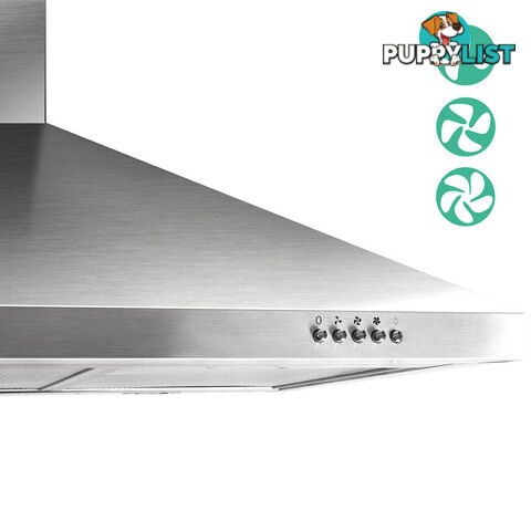 90CM Stainless Steel Rangehood Commercial Home kitchen Canopy Wall Mount