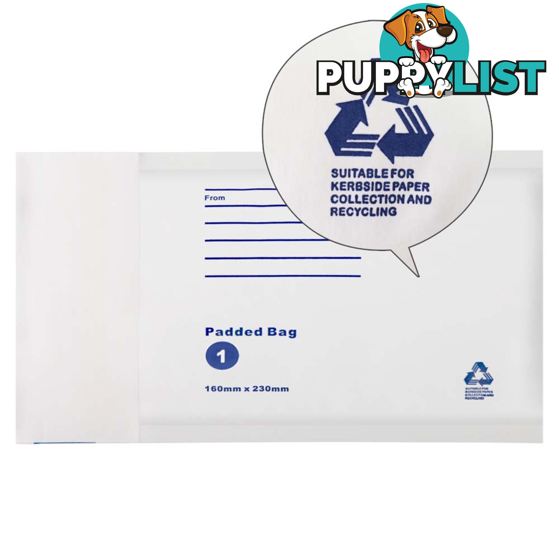 Bubble Padded Mail Envelopes 100pcs 160mm x 230mm