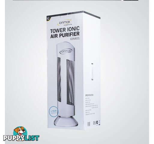 Ionmax¬ Tower Air Purifier Silver