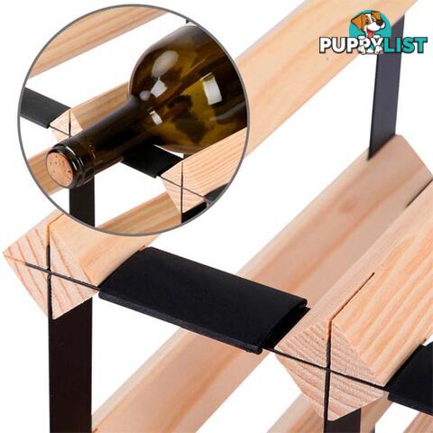 20 Bottles Timber Wine Rack Wooden Shelf Cellar Storage Vintry Stand Cabinet