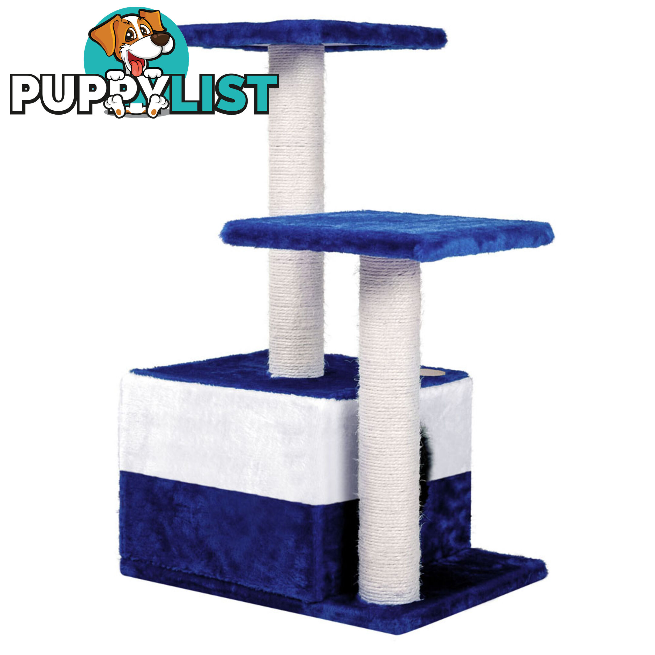 70cm Cat Scratching Poles Pet Post Furniture Tree Kitten Gym House Condo Blue