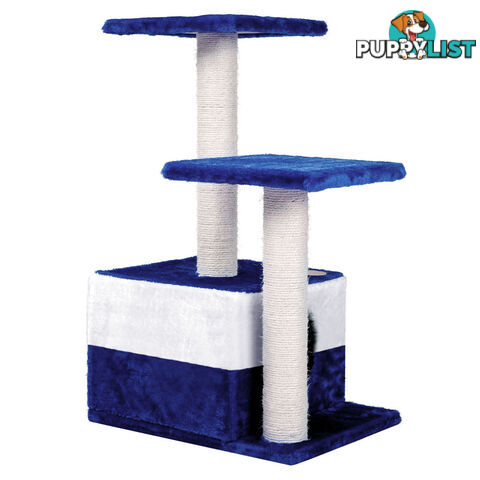 70cm Cat Scratching Poles Pet Post Furniture Tree Kitten Gym House Condo Blue