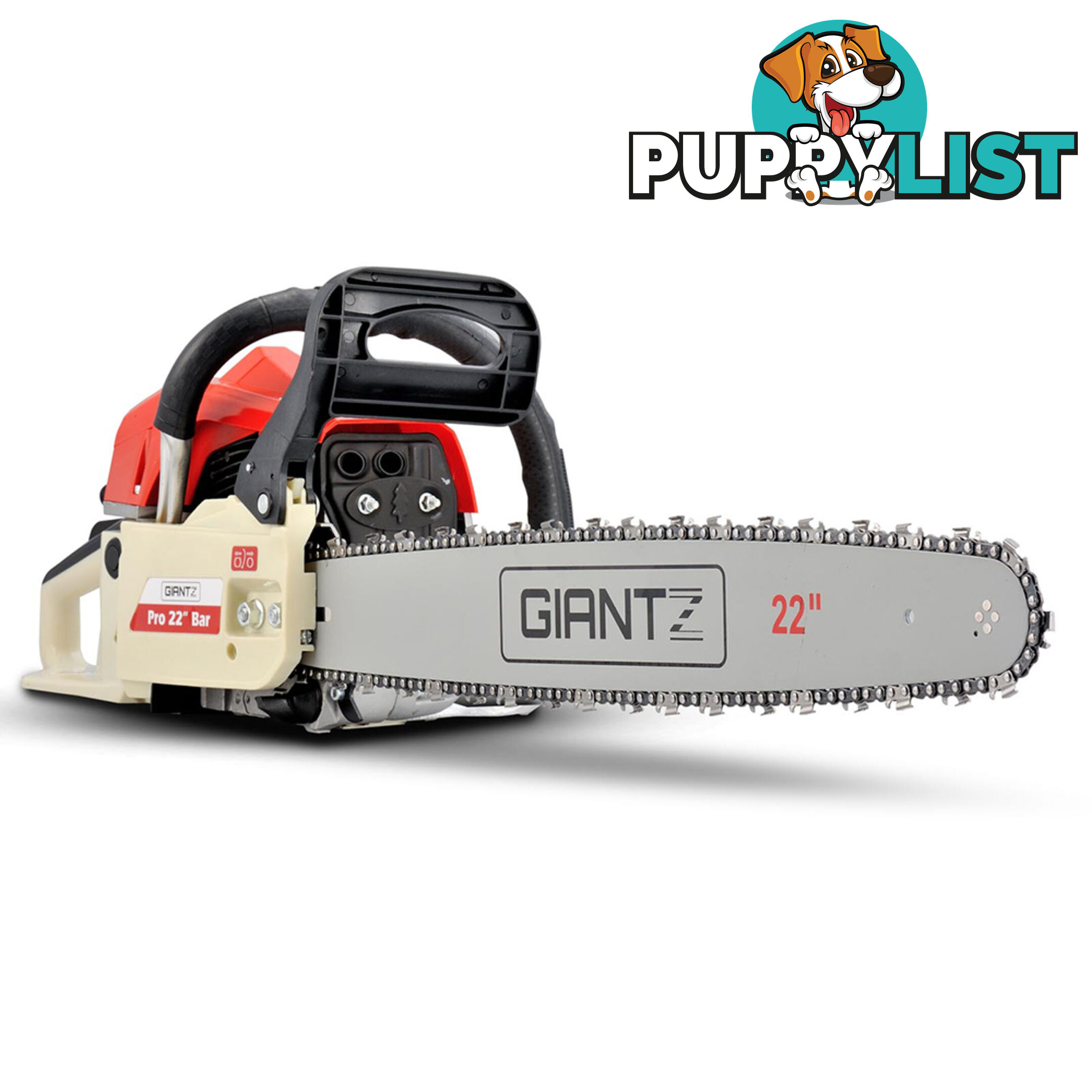 22'' Petrol Chainsaw 62cc E-start Bar Commercial Pruner Tree Log Chain Saw