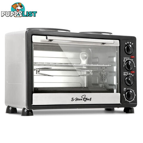 34L Benchtop Convection Oven with Twin Hot Plate