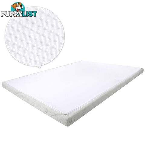 8cm Cool Gel Memory Foam Mattress Topper Eco-Friendly Bamboo Fabric Cover Double