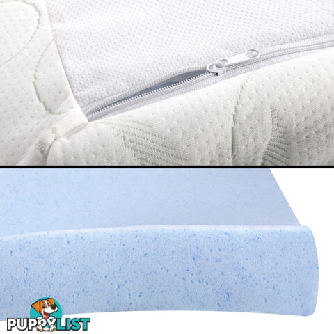 8cm Cool Gel Memory Foam Mattress Topper Eco-Friendly Bamboo Fabric Cover Double