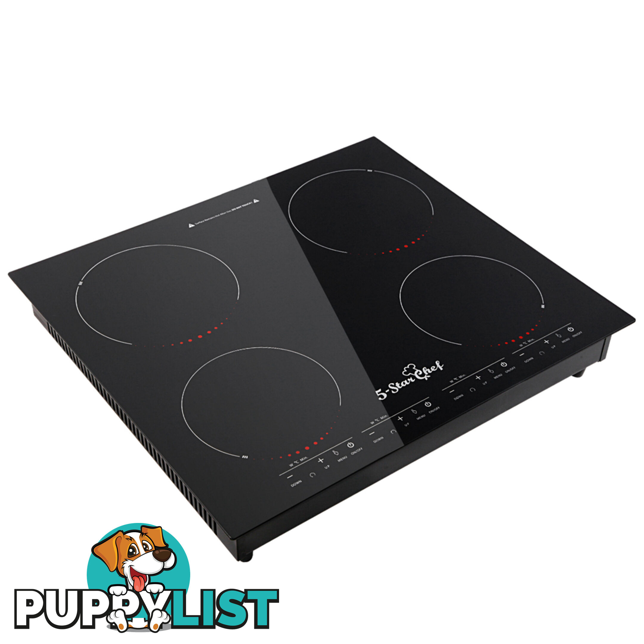 Induction Cooktop Electric Stove 4 Burner Ceramic Hotplate Cook Top Cooker