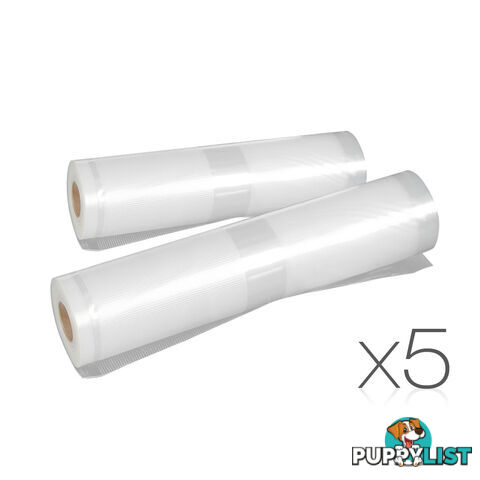 10 x Commercial Vacuum Food Sealer Bag Storage Reusable Heat Rolls 22cm &#38; 28cm