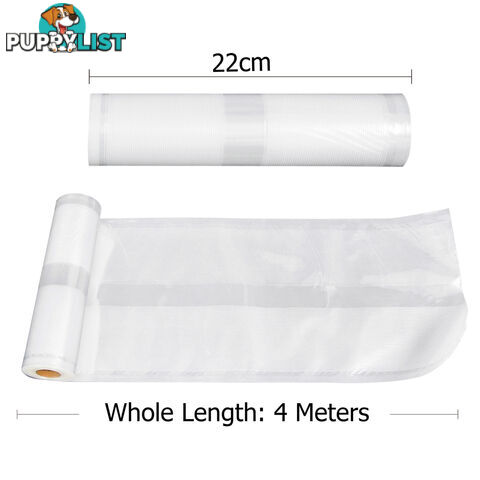 10 x Commercial Vacuum Food Sealer Bag Storage Reusable Heat Rolls 22cm &#38; 28cm