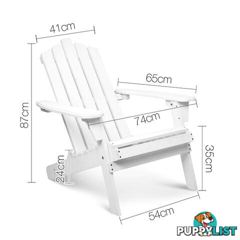 Adirondack Chairs & Side Table  5 Piece Set