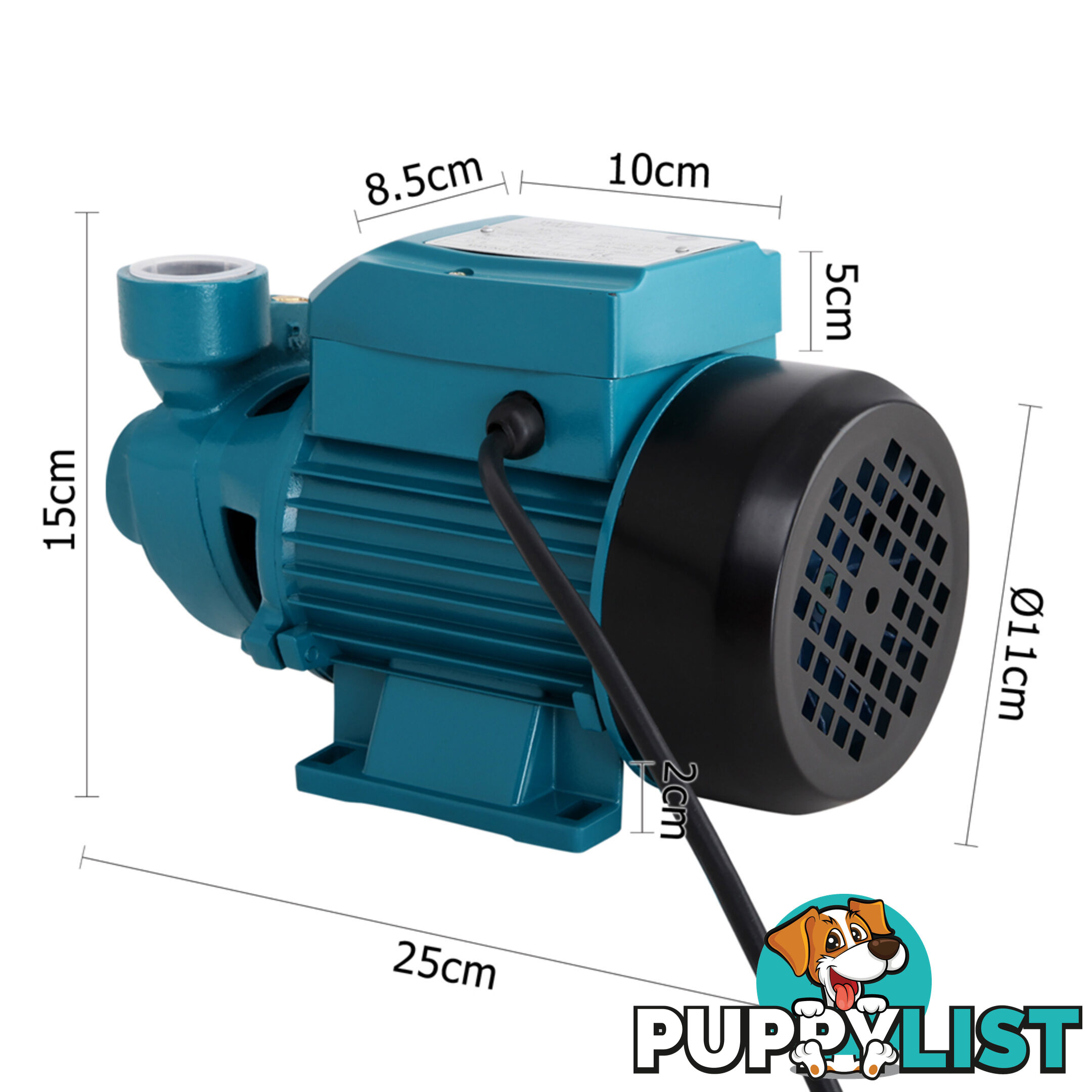 Electric Clean Water Pump 35L/Min 1/2/HP