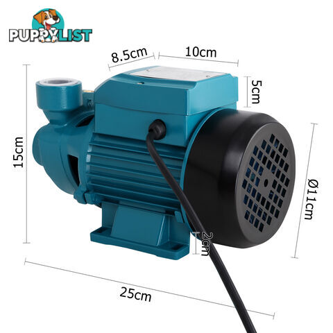 Electric Clean Water Pump 35L/Min 1/2/HP